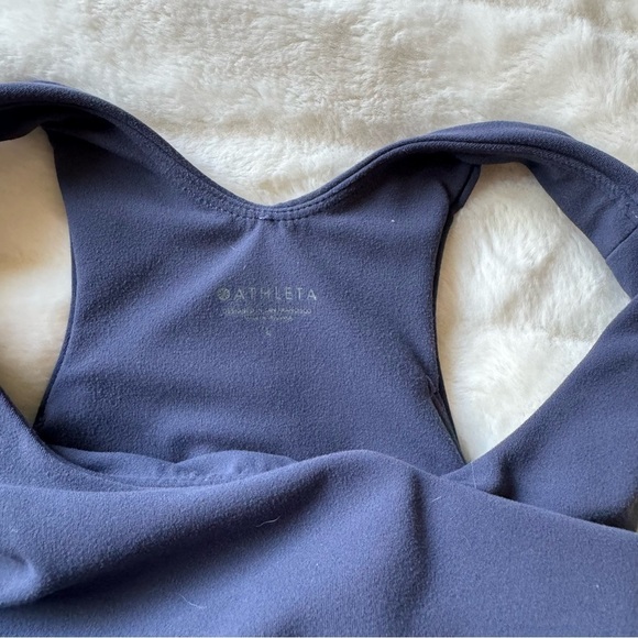Athleta Conscious Crop in Powervita Navy Blue 446564 Size Large - Picture 7 of 10